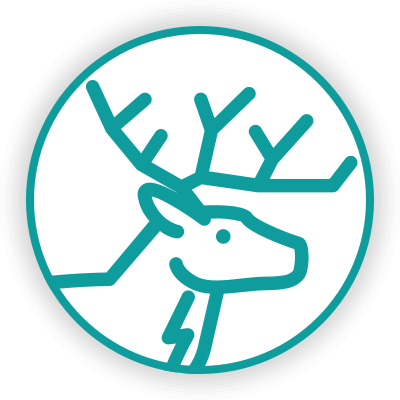TLDR Teal Deer: Deer by Iconic from NounProject.com
